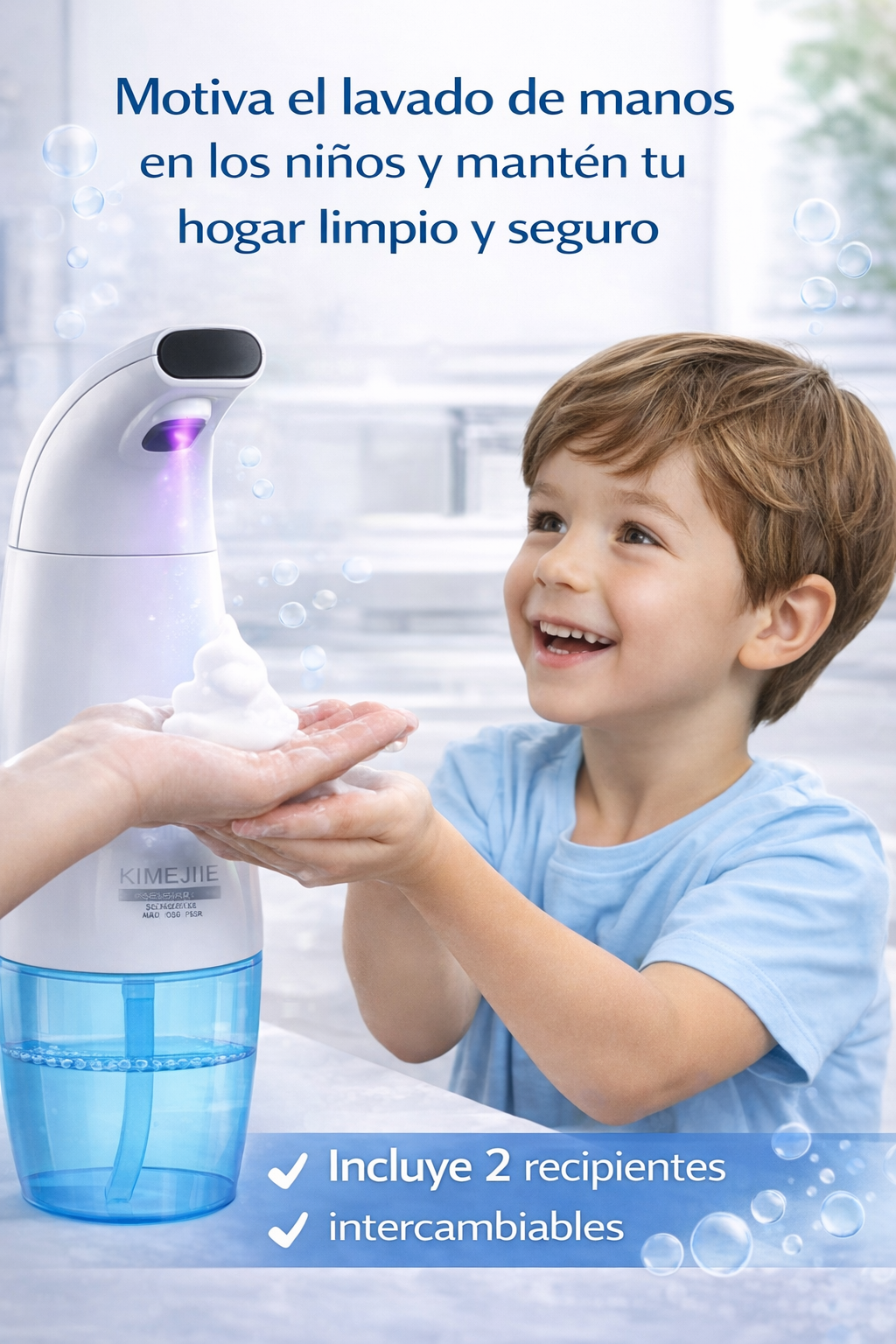 Dispensador Jabon Automatico 240-330ml